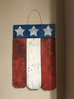 American Flag Wind Chime