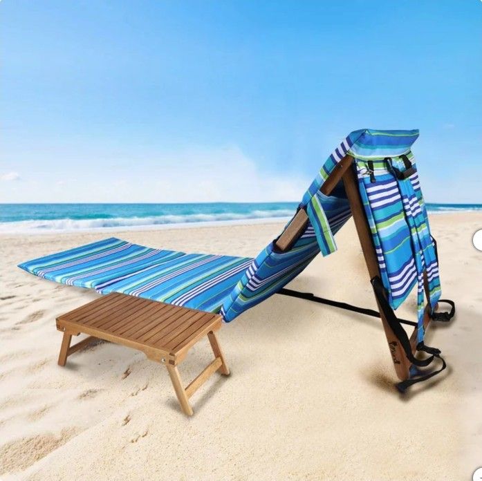 Melino Beach Lounger with Tray Table SummerNew condition, in the box
Online is $270 in stor / Sports & Fitness / Camping Gear / Beach & Camping Chairs
