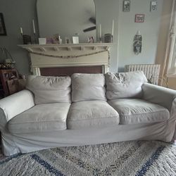 beige ikea couch 