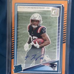 Patriots Autograph Card