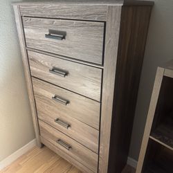 Bedroom Wooden Set- Dresser, Nightstand And Bookshelf 