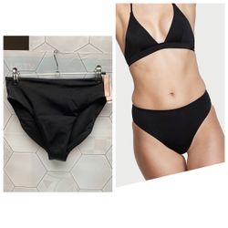High-Waist Full Coverage Bikini Bottom