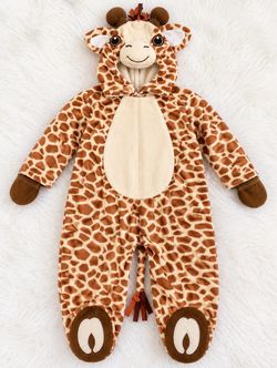 Giraffe Baby Onesie – Size 6–12 Months