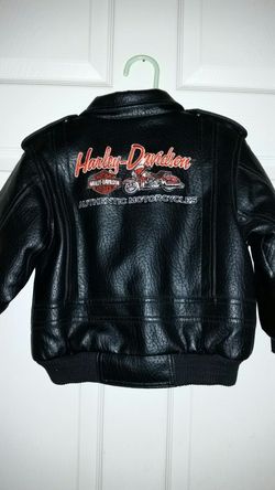 Harley Davidson toddler leather jacket