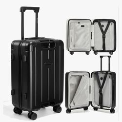 BlackVoyage Air Vacuum Seal Suitcase Carry-On 20-Inch