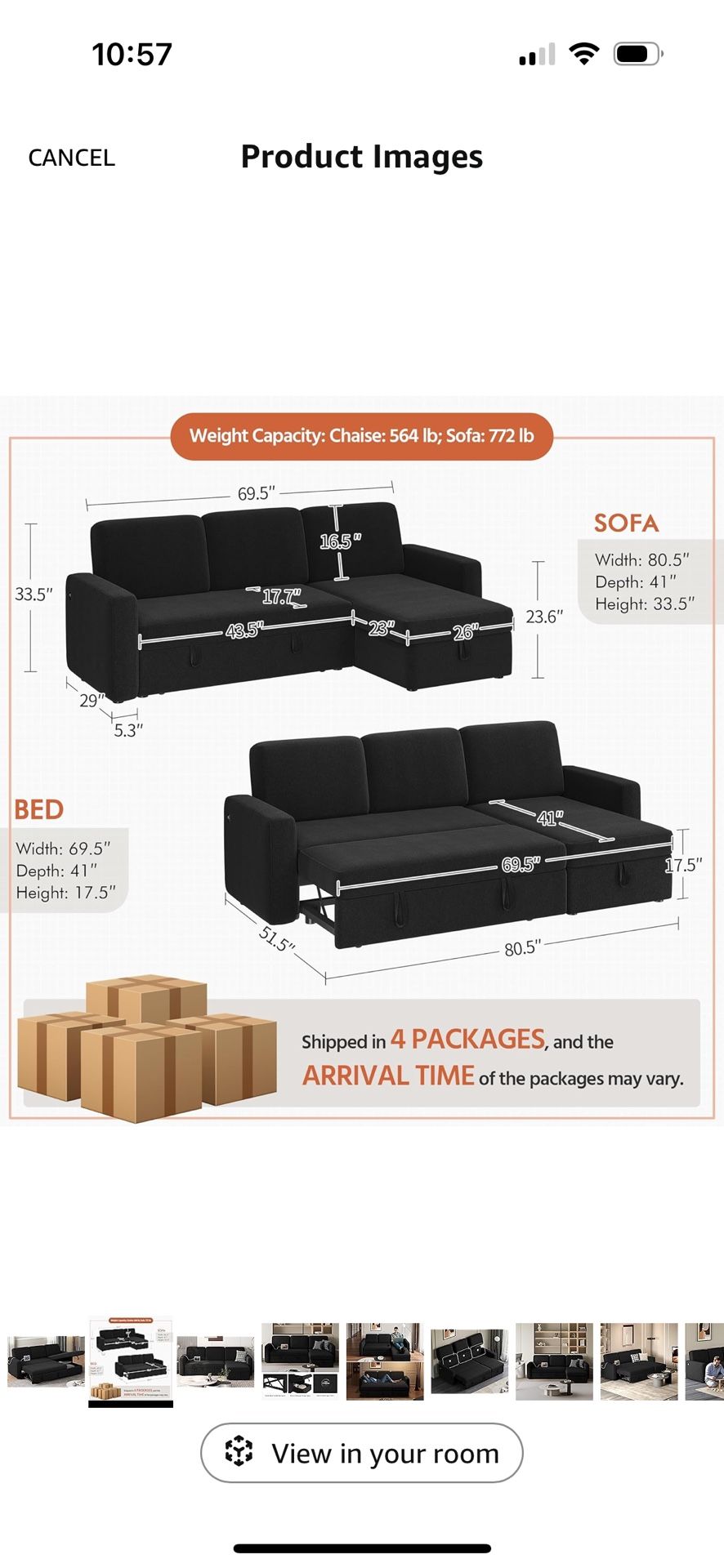 Black Sofa