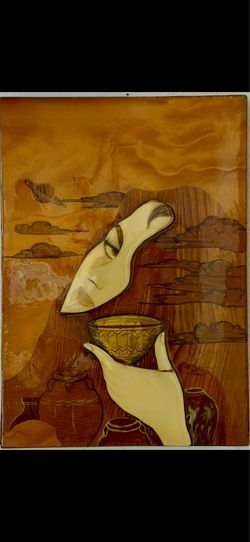 Incredible, HANDMADE wood SCULPTURE - Should be about 94 years old, ivory(?)