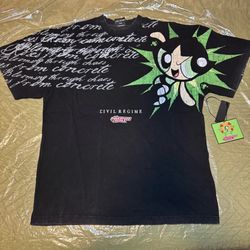 Civil Regime x Powerpuff Girls Buttercup Shirt - Size S