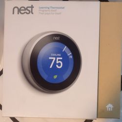Nest Learning Thermostat 3rd Generation-Stainless Steel