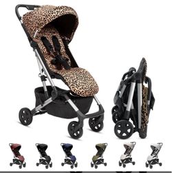 Colugo Compact Baby Stroller – Leopard Print