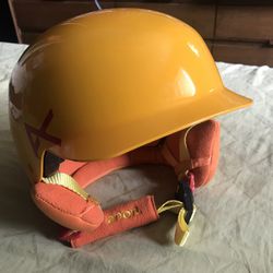 Anon Scout Youth Snowboard Ski Helmet Orange Yellow Kid’s Large 53-55 Graphics