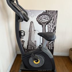GOLD’S GYM BRAND STATIONARY BIKE. 