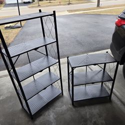 Folding Metal Shelves 