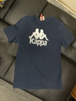 Kappa Reflective T-shirt Size Medium Color Navy Blue