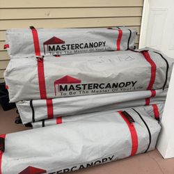 MASTERCANOPY Durable Pop-up Canopy Tent with Roller Bag