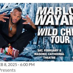 Marlon Wayans 2/8 6pm $75 Pair Of Floor Seats