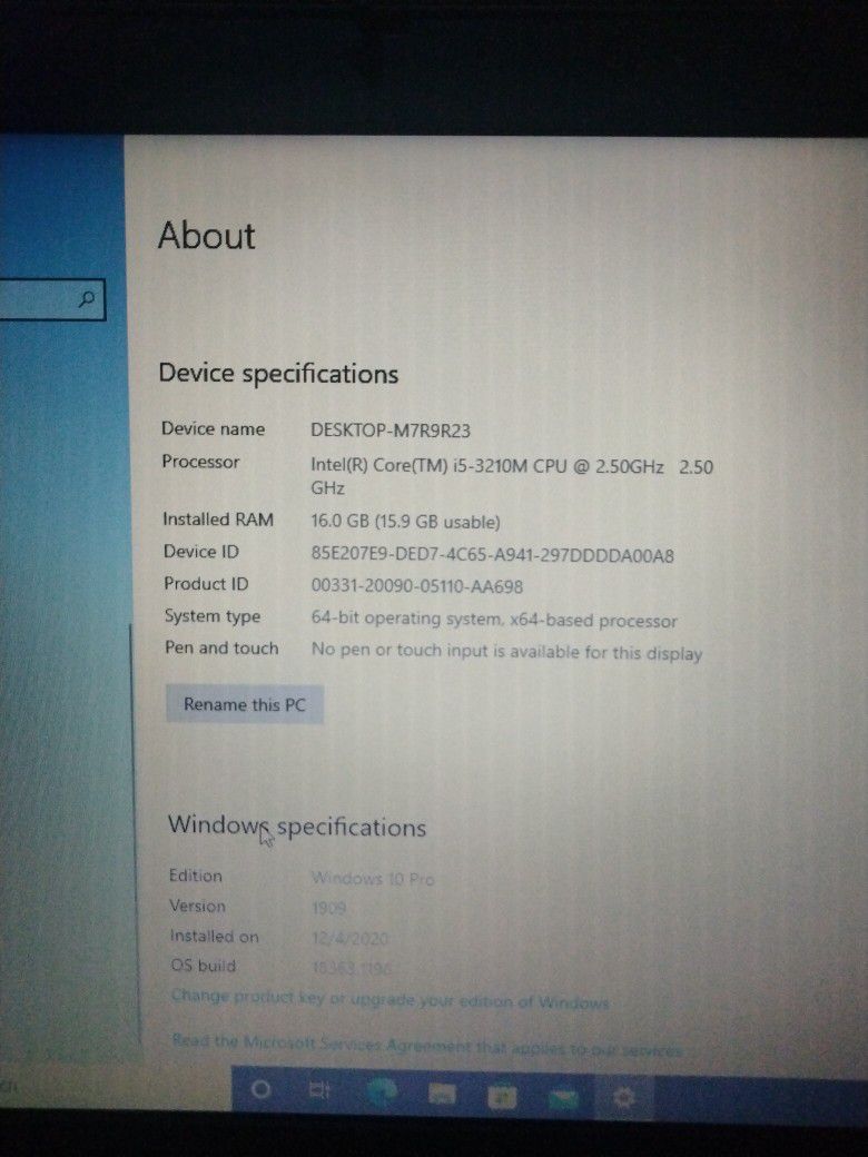 Dell E5550 Laptop Core I5