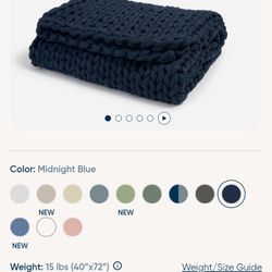 Bearaby COTTON WEIGHTED BLANKET Brand NEW