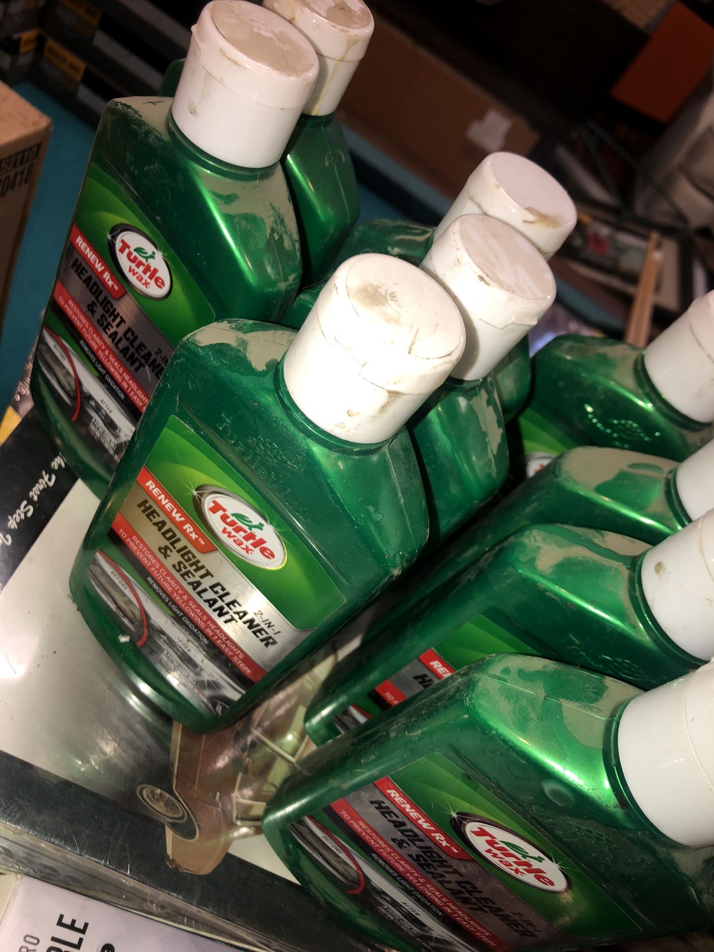 Headlight cleaner