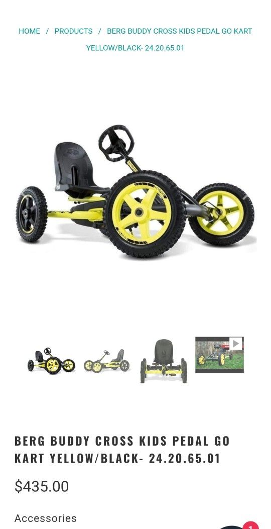Berg Toy  Pedal Car Go kart 