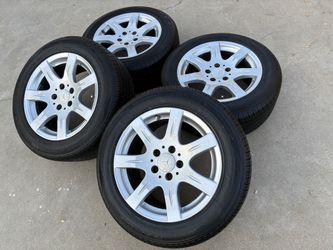Rims 16 Inches OEM Mercedes Benz Rines Silver Wheels 5x112