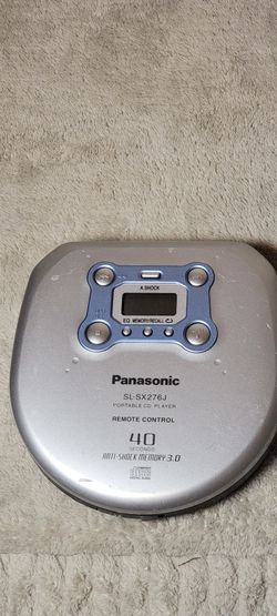 Panasonic Anti-Shock Memory CD Player SL-SX276J (2 batteries included) vintage - collectable  tested