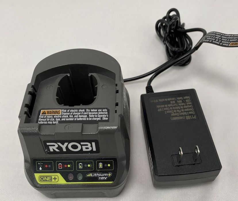 Ryobi 18 Volt P118B Lithium Ion Compact Battery Charger Li-ion