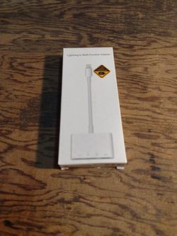 Lightning to multi function Adaptor