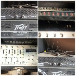 Public Address System Dj Equipment Band Speakers 