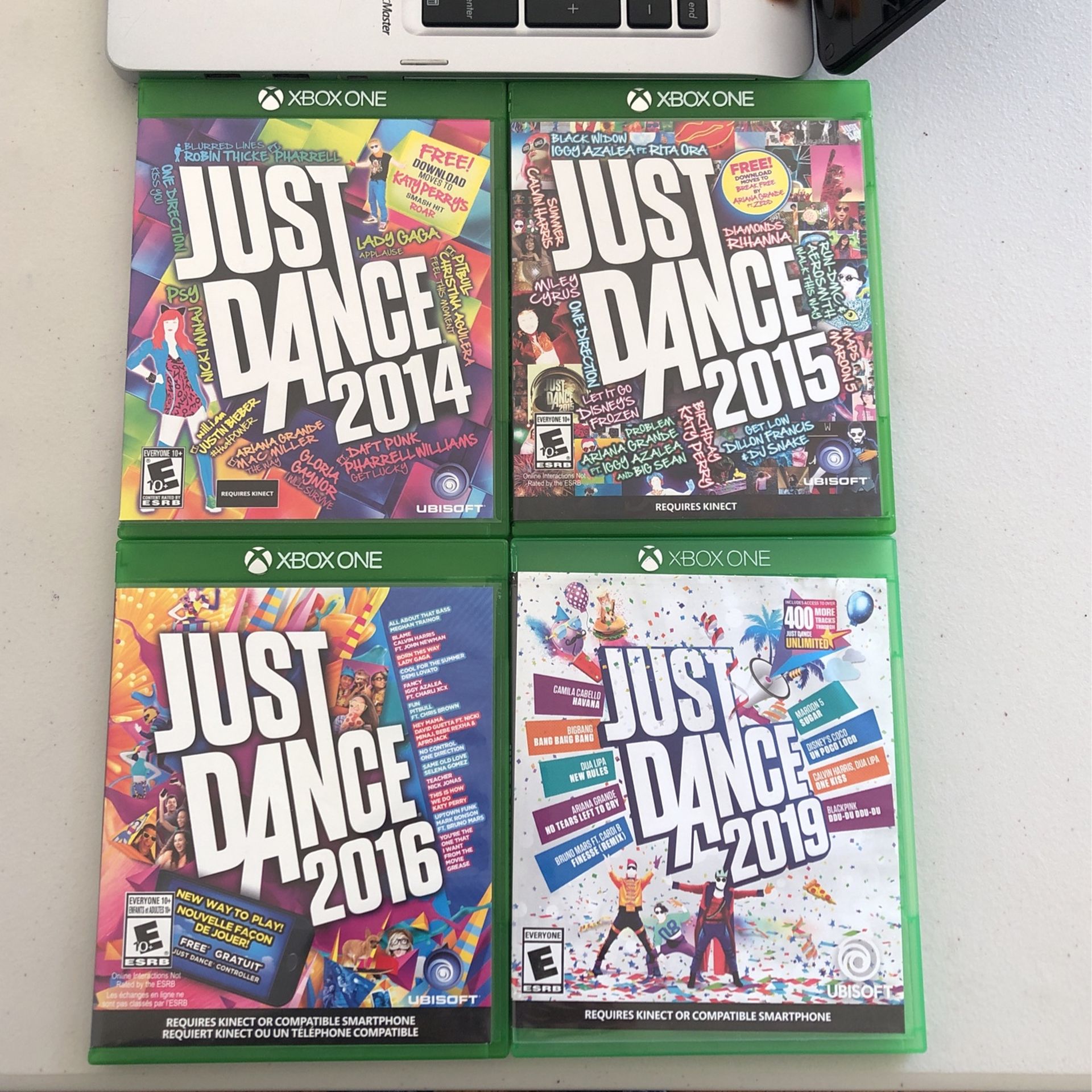 Just Dance 2014, 2015, 2016, 2019 For Xbox