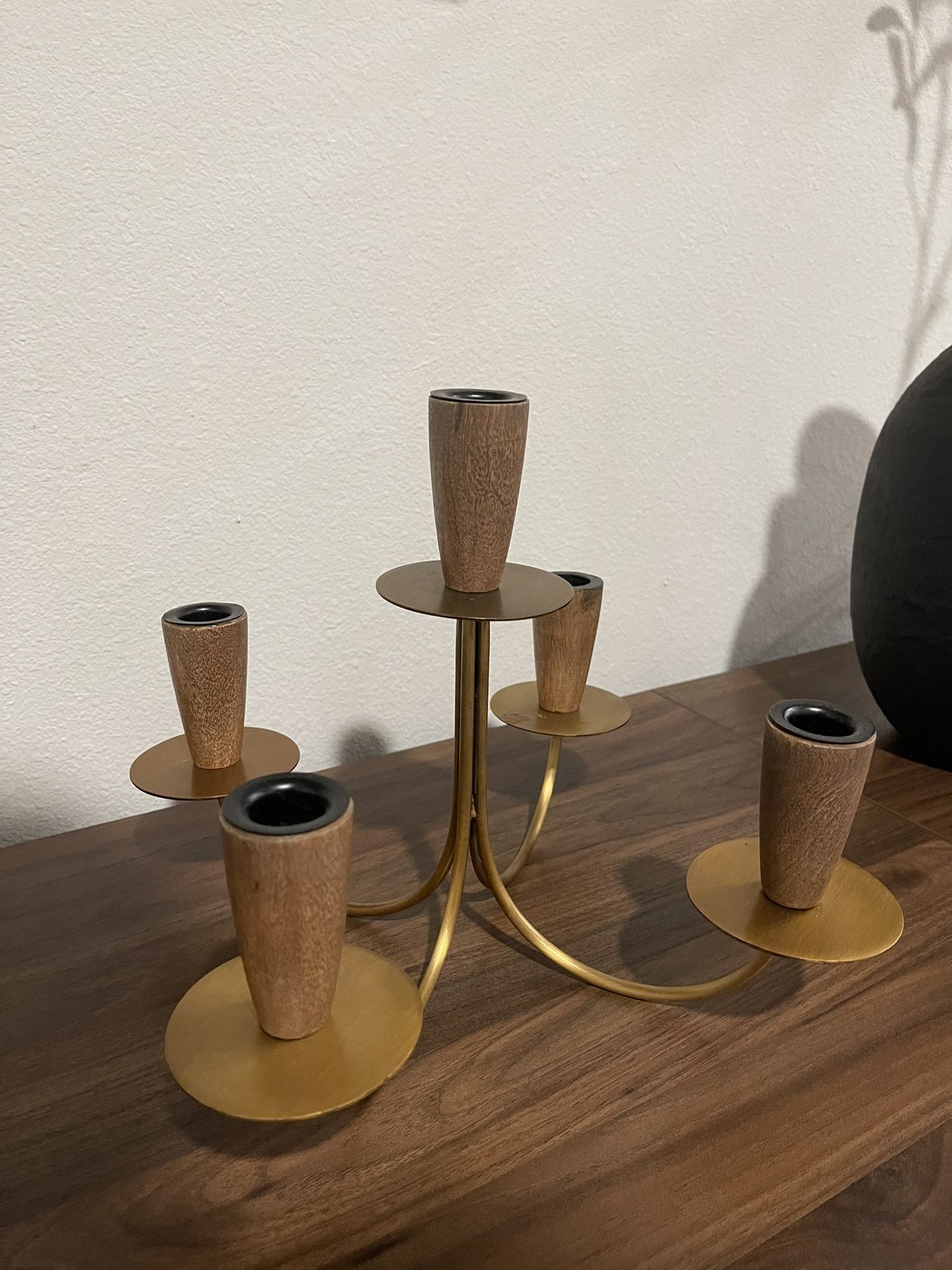 5 Candle, Stemless Candelabra
