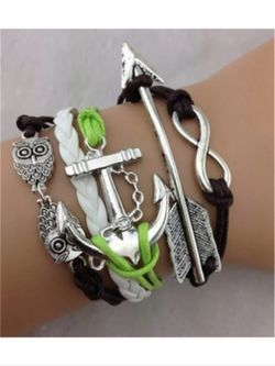 Leather style bracelet