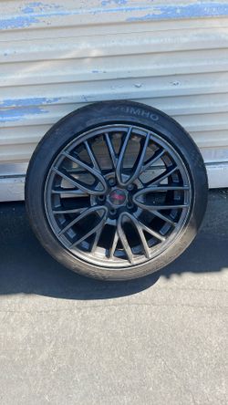 Pair Of Sti Wheel And Tire