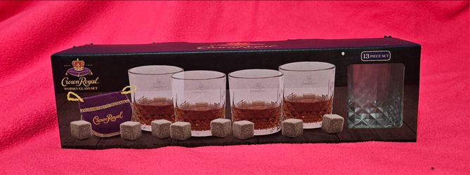 Crown Royal Whisky Glass Set 13 Piece