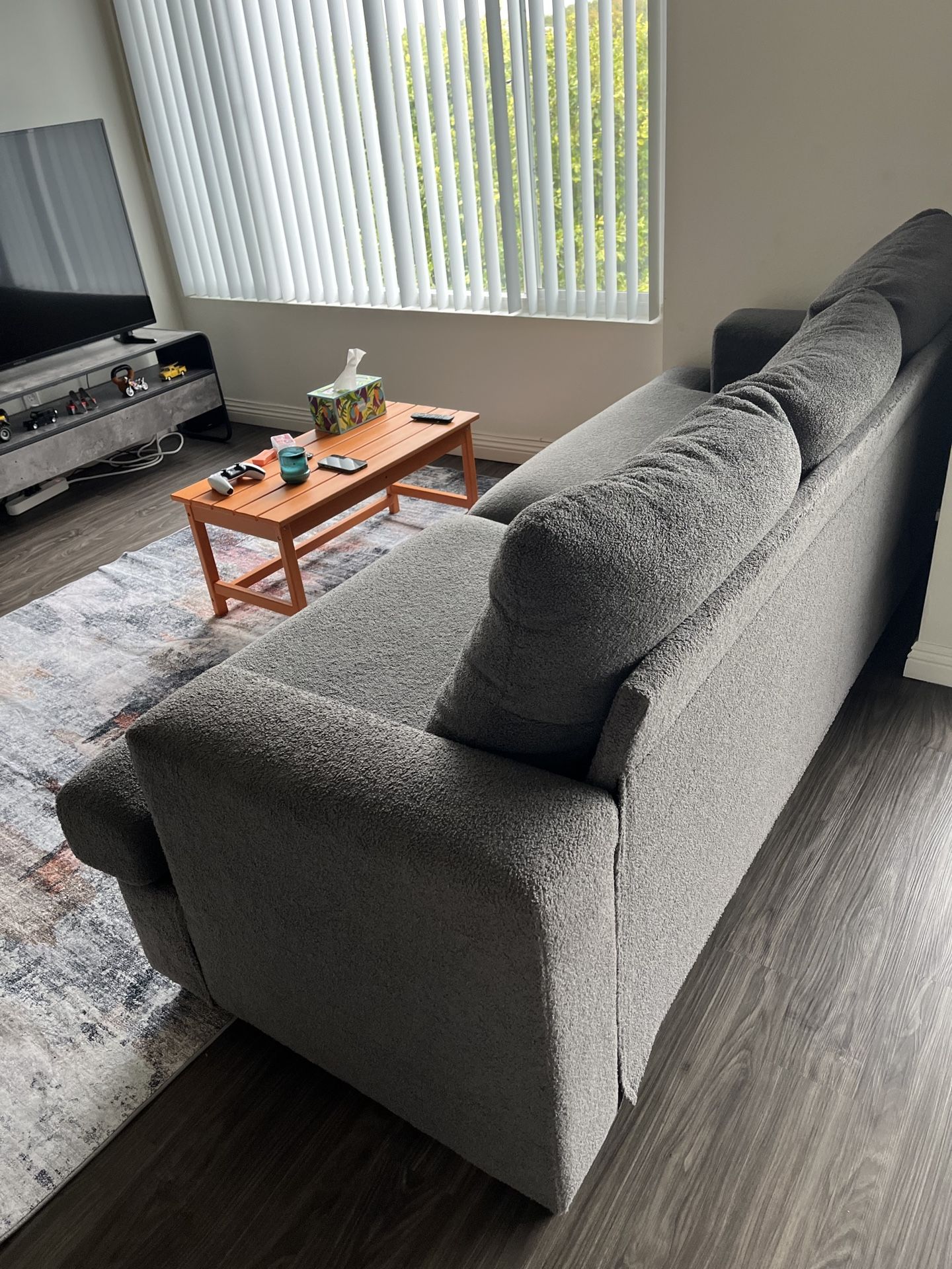 Gray sofa