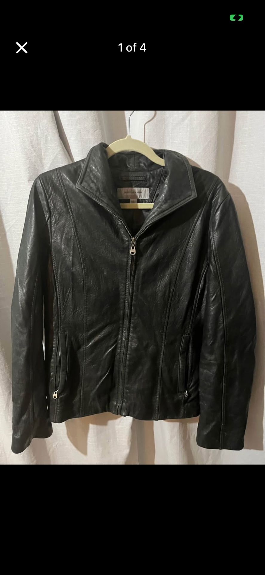 Women’s large Marc leather jacket