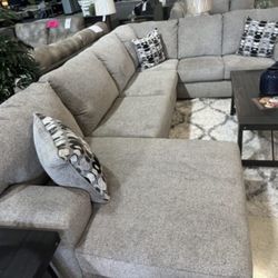 [OM] 🟪 Only $45 initial then take it home 🏡 Brand New Ballinasloe 3 Piece Sectional With Chaise 