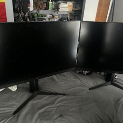 (2) Computer Monitors