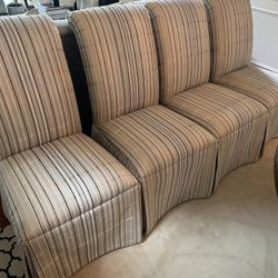 Ethan Allen Fabric Dining Chairs