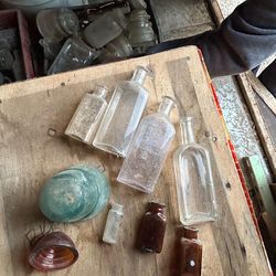 Antique bottles collection