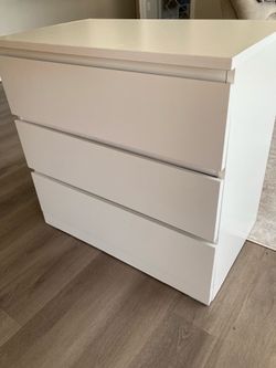 Dresser-3 Drawers-IKEA-White