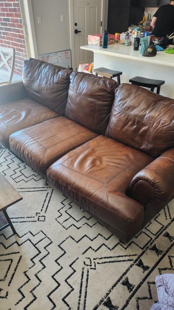Leather Couch For Free!