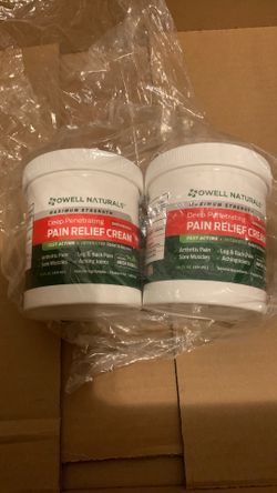 Pain Relief CREAM by Owell Naturals 14 oz. Jar