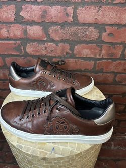 Roberto Cavalli Monogram RC Leather Sneaker