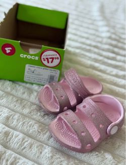 Toddler croc sandals