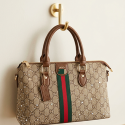 Hermosa bolsa con brillo