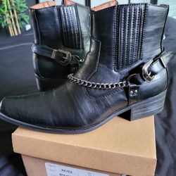 Men's Western Cowboy Boots  - Botas Negras