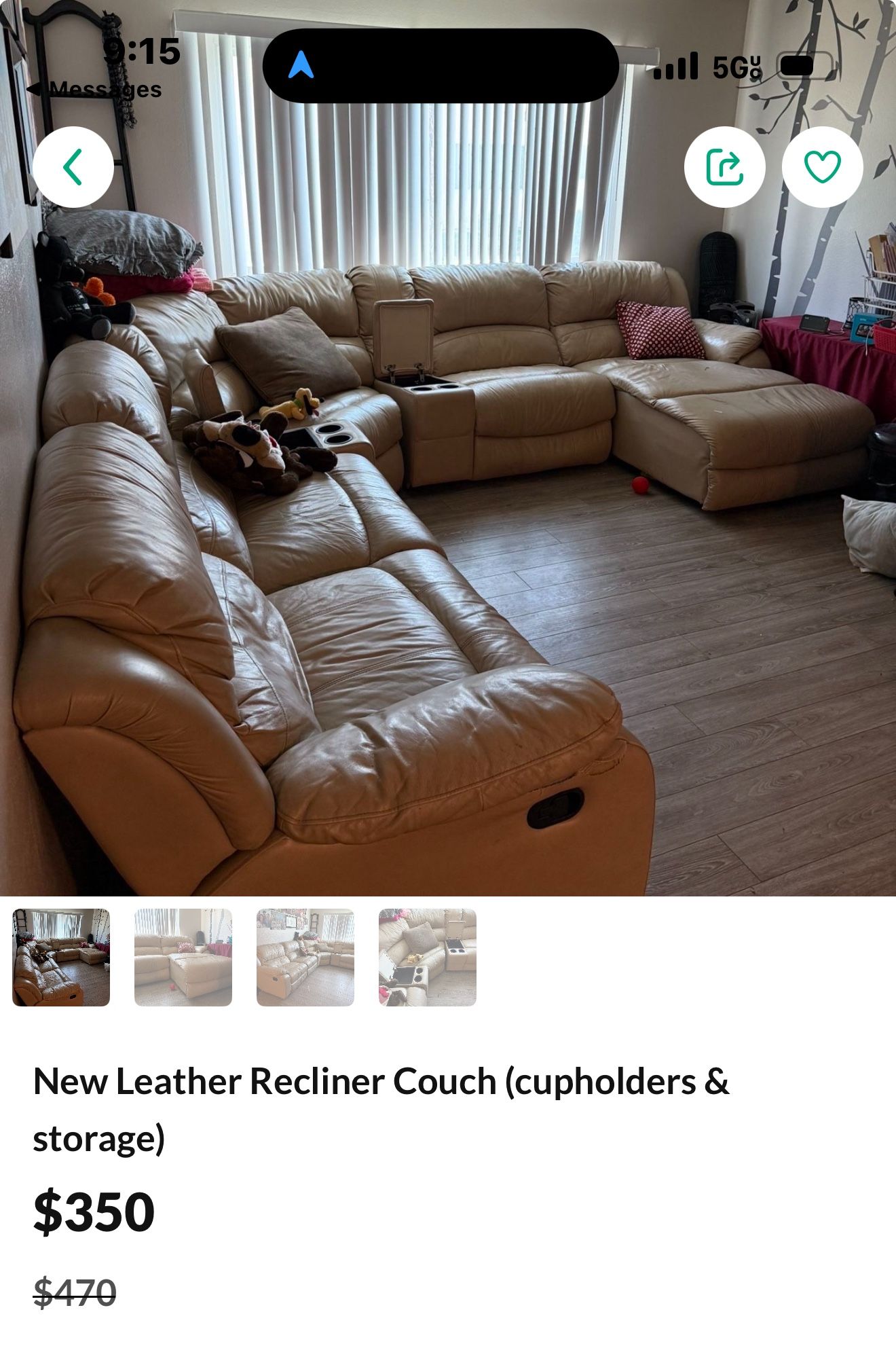 Leather Sofa