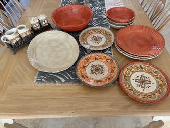Artimino tuscan countryside dinnerware