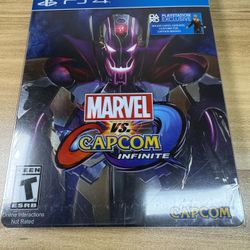 Marvel Vs Capcom Infinite PS4 Game And Steelbook With Sleeve